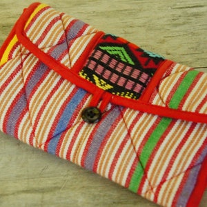Guatemalan Woven Serape Wallet Purse Mini Clutch Ethnic Boho Bohemian Chic Hippie Tribal Gift