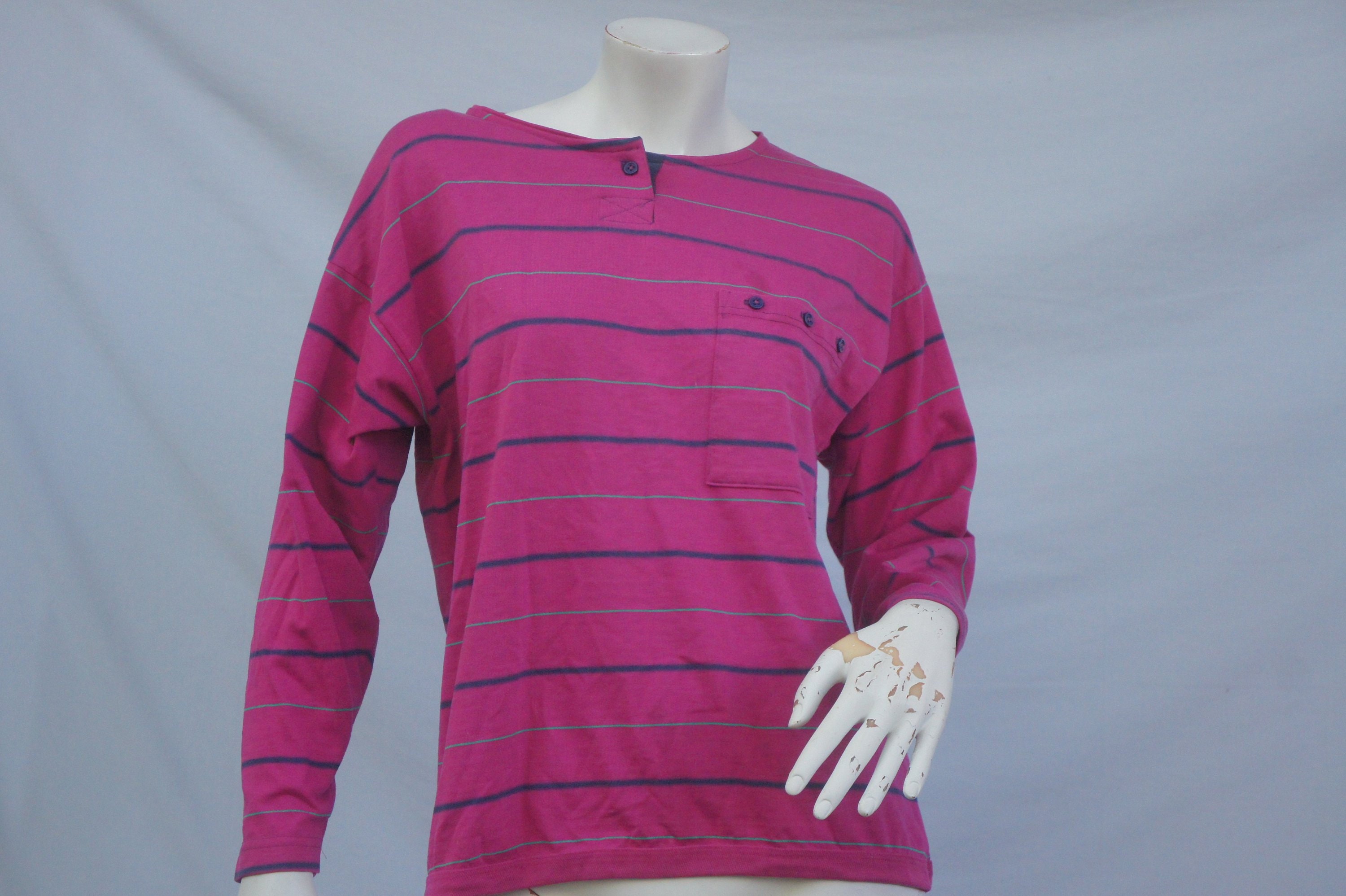 【フランス製】OLD ENGLAND Pink Stripe Shirts il_fullxfull.4248150664_4xi4.jpg