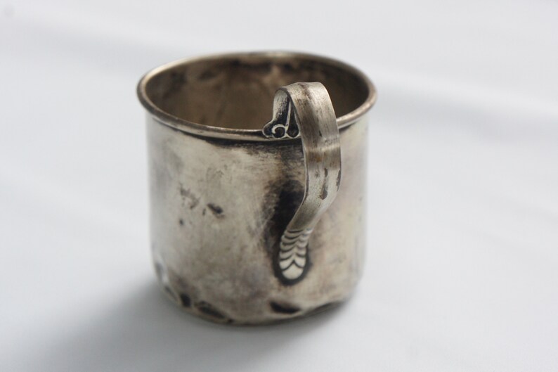 Vintage Antique Sterling Silver Baby Cup Engraved Etsy