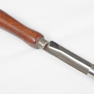 Vintage 50s Swedish Wood Handle Apple Corer Tool Kitchen Utensil Mid Century Scandinavian Cottagecore Farmhouse kitchen