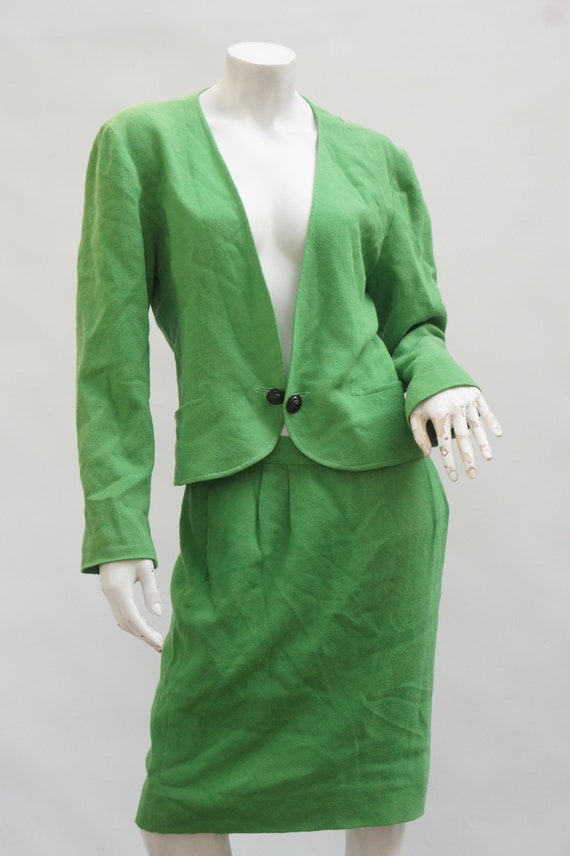 Vintage 80s Ungaro Pencil Skirt & Jacket Suit Set… - image 6