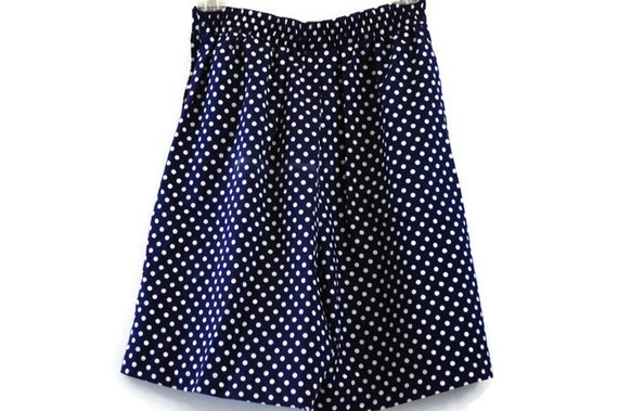 Vintage 80s-90s High Waisted Polka Dot Shorts By … - image 1