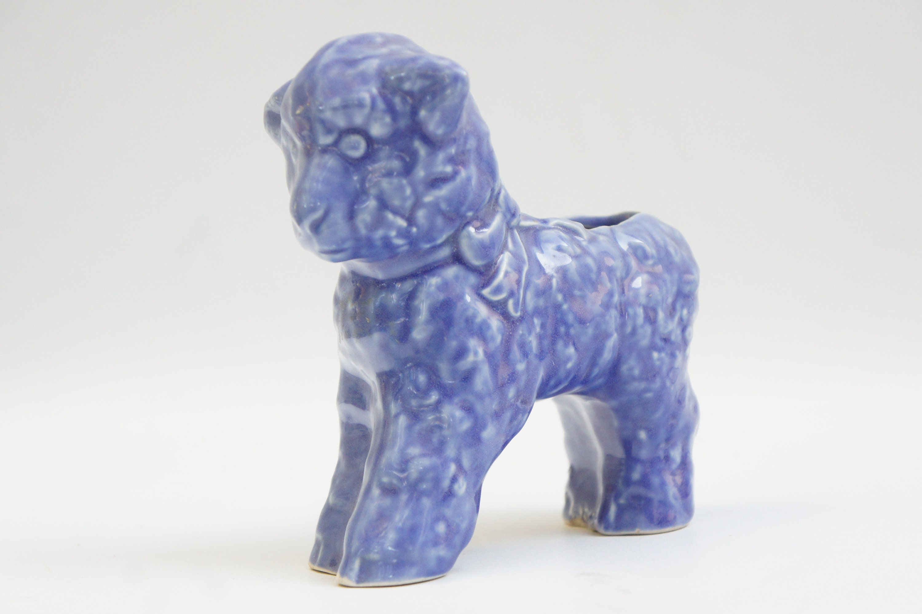 * antique sheep ✵ * 水色リボンと鈴をつけた小さな 羊さん Blue Lamb Figurine - Etsy