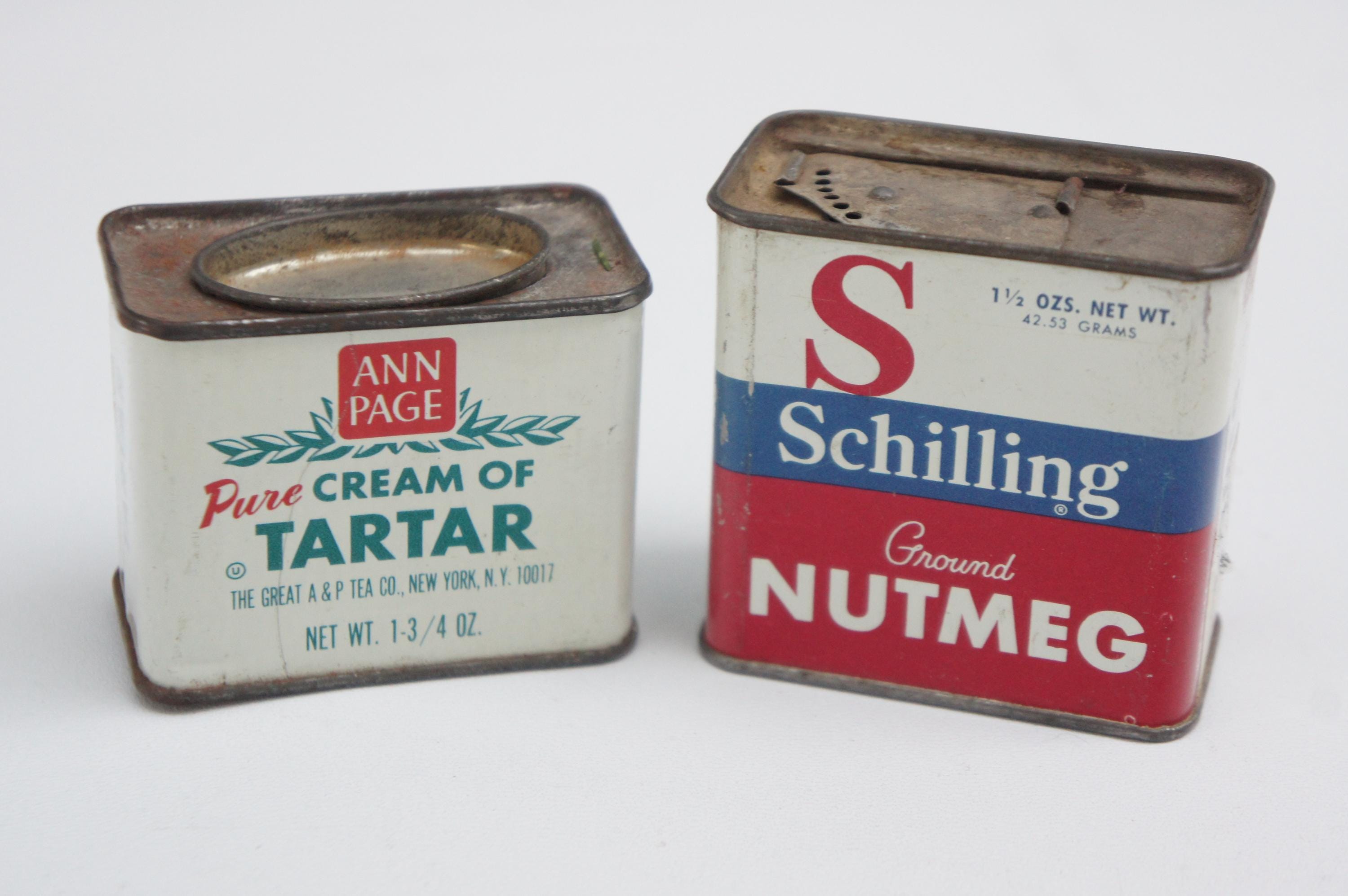 Vintage nutmeg tin - Etsy 日本