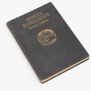 Vintage 40s First American Edition Kahlil Gibran Spirits Rebellious Hardback Book Collectible Gift Classic