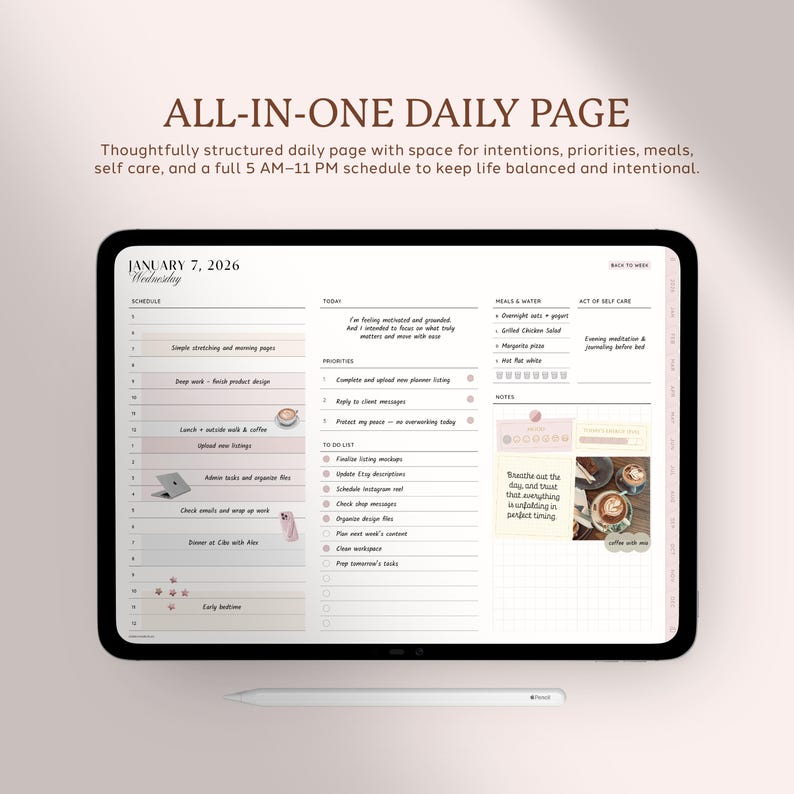 Simple Digital Planner 2026, Goodnotes Planner for Ipad, Landscape ...