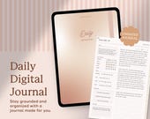 Daily Digital Journal, Goodnotes Journal, Minimalist Journal, Journaling for Ipad, Journaling Template, Digital Diary, Hyperlinked Journal
