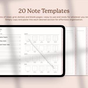 Pianificatore digitale 2026, pianificatore settimanale, pianificatore minimalista 2026, pianificatore semplice, pianificatore Goodnotes, modello di pianificatore Ipad, pianificatore paesaggistico immagine 9