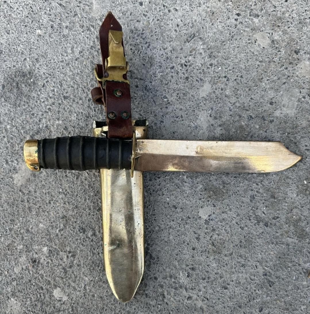 Very Rare Soviet Russia USSR Military Diver Knife NV-1, Anti