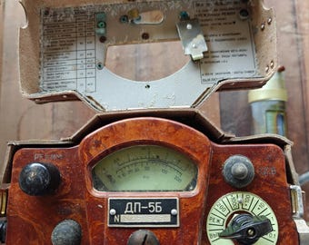 軍用ガイガーカウンター線量計 DP-5V ソビエトロシア製 緑色の箱付き