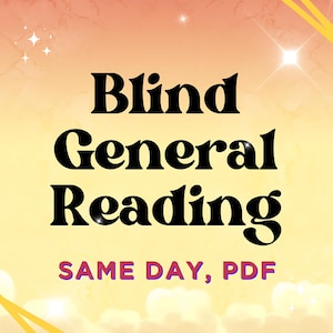 Detailed Blind Reading, Same Day Blind Reading, Tarot Card Reading, Detailed Psychic Reading, Blind Psychic Reading, Medium Reading Same Day