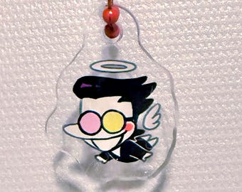 Spamgle mini phone charm