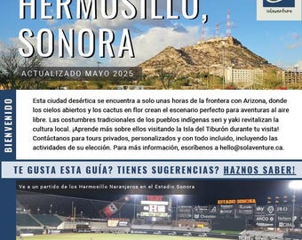 Hermosillo, Sonora: Przewodnik po cyfrowych i interaktywnych mapach