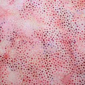 Hoffman BATIK ~ Cotton Candy Pinks & Fushia Speckles Batik ~ Color Name MARMALADE