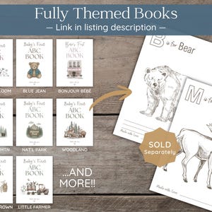 Cute and simple A–Z animal coloring book for baby showers with space for guests to leave prayers or messages for the baby.