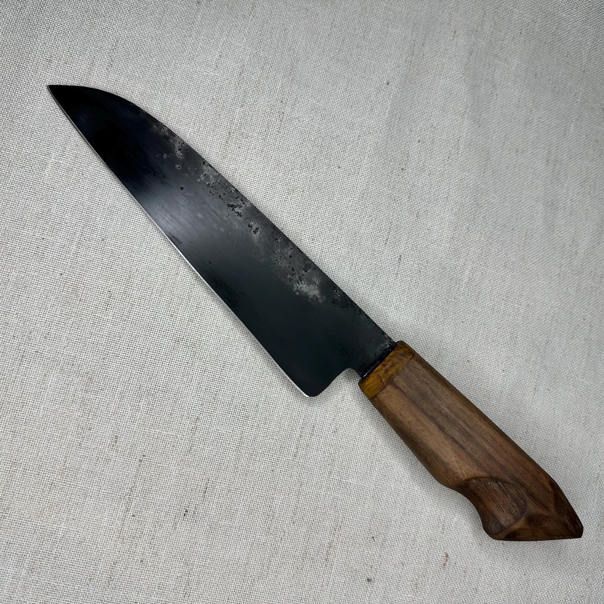 Monosteel Santoku Chef Knife (Our friend made this blade. Please check out his store, EarthOreAndLore)