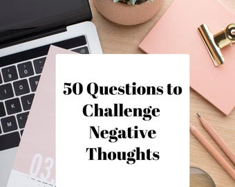 CBT Worksheet-Questions to Challenge Negative Thoughts