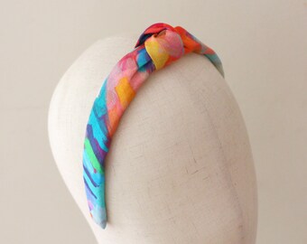 Top Knot Fabric Headband natural fabrics