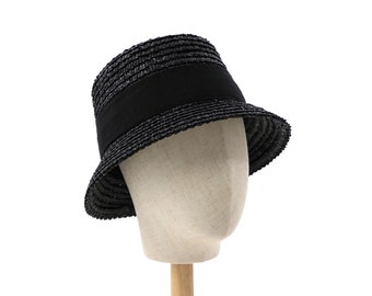 Black Bucket Hat "Jo"