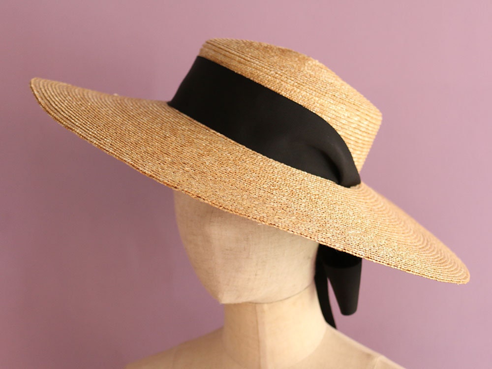 wide brim boater hat