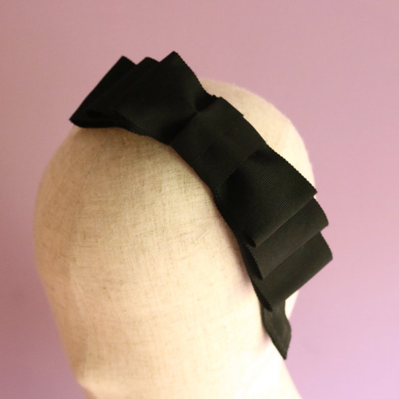 ribbon tie headband