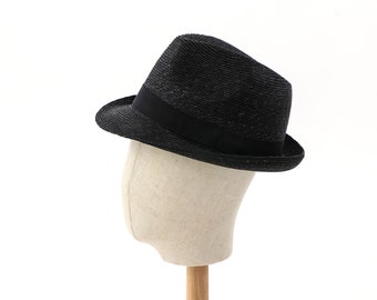 Black Naturals strohoed uniseks trilby "Marlowe", tuinfeest, bruiloftsgast