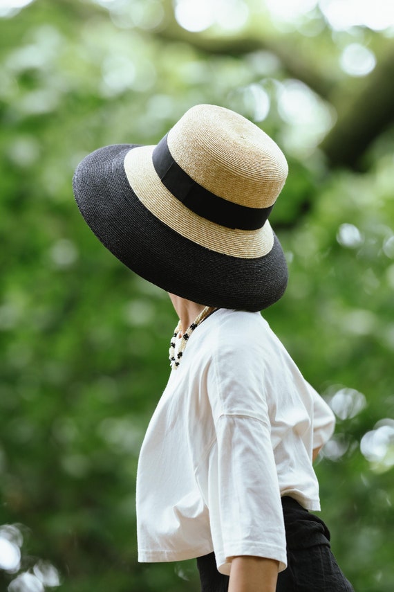 Audrey Hepburn New York style Eric Javits wide brimmed hat 4906fdd0-a375-4021-9110-  main image 4