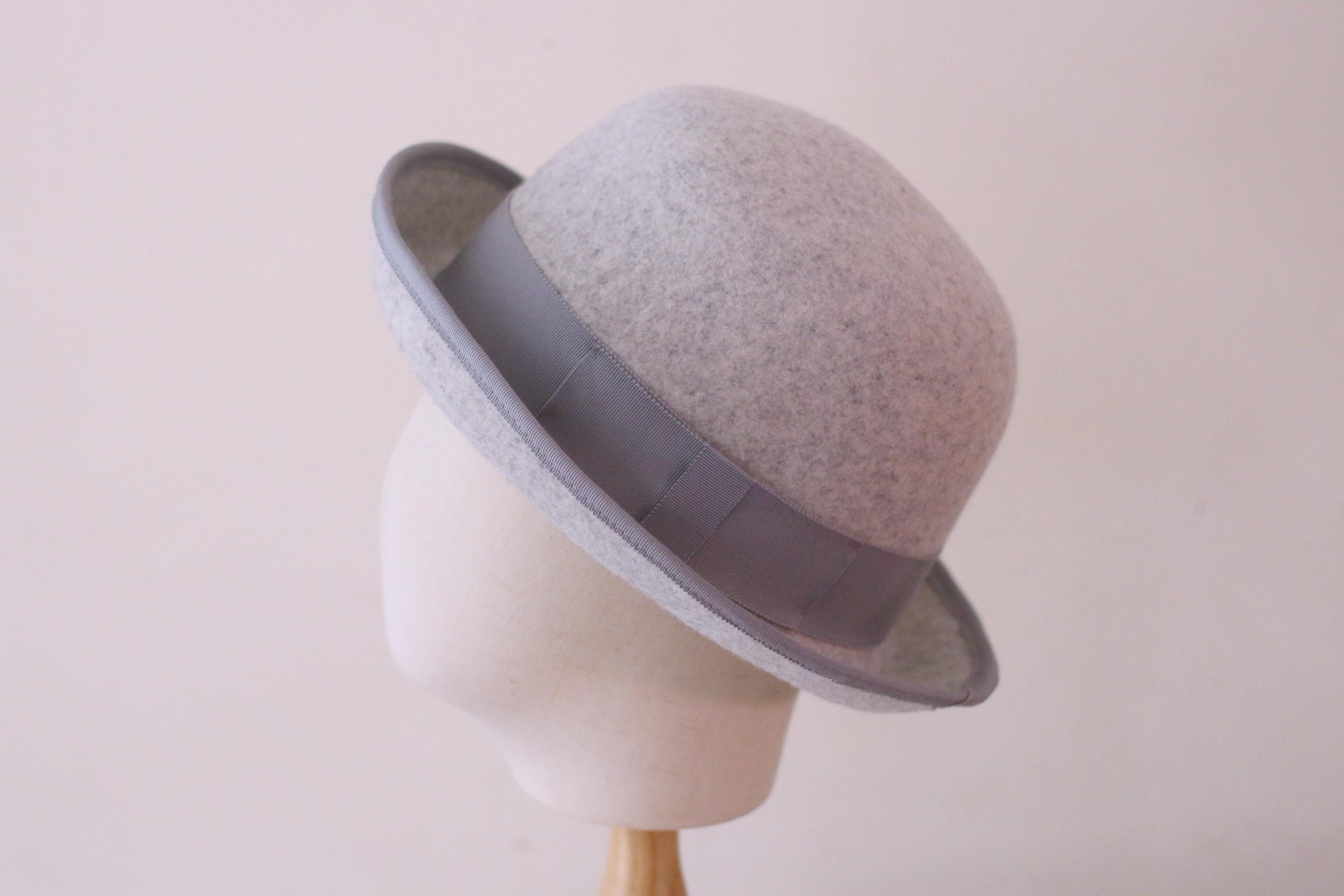 Pronto per la spedizione Cappello a bombetta in feltro di lana