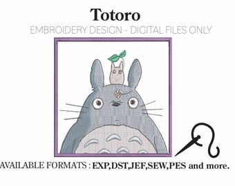 Totoro-borduurontwerp