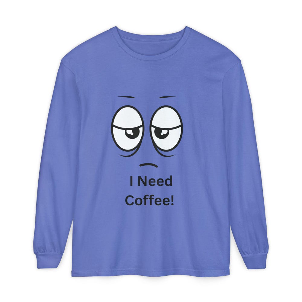 Graphic Long Sleeve T-Shirts For Women, Funny Long Sleeve T-Shirts For Men, Funny Long Sleeve T-Shirts For Women, Gift For Coffee Lovers Iconictees