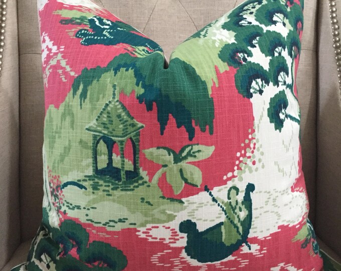 Madcap Cottage Road to Canton in Strawberry for Robert Allen Etsy