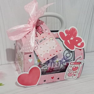Molde editable en canva caja para tazas tipo cartera /Dia de la madre/sublimacion
