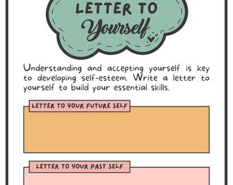 Self-Reflection Letter | Guided Journaling Prompts (Digital Download)
