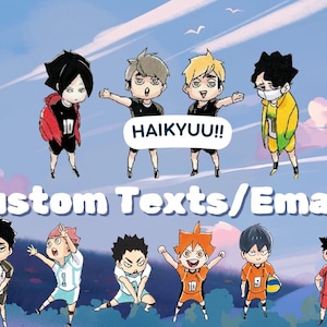 Haikyuu!! Custom Texts & Emails