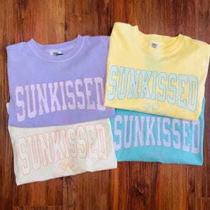 Sunkissed Comfort Colors Cropped Tee