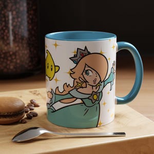 Coffee Mug. Princess Rosalina Coffee Mug. Mario Bros Coffee Mug. Gamer Mug. Gamer Gift Mug. Mario Princesses Mug. Videogame Coffee Mug.
