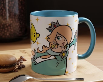 Coffee Mug. Princess Rosalina Coffee Mug. Mario Bros Coffee Mug. Gamers Mug. Gamers Gift Mug. Mario Princesses Mug. Videogame Coffee Mug.