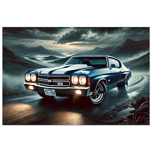 Stormborn Power: The 1970 Chevrolet Chevelle SS 454 - Classic Matte Paper Poster