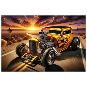 Blazing Legacy: The 1932 Ford Deuce Coupe - Classic Matte Paper Poster