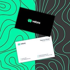 Minimalist Business Card Template | Modern Canva Business Card Design | Editable Digital Download | Professional Branding Card