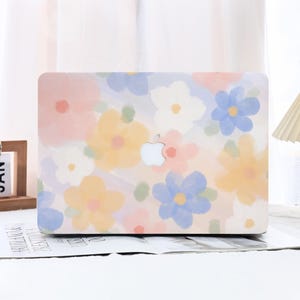 Colorful Flowers MacBook Case Cover For New MacBook Pro 13 14 15 16 M1 M2 M3 M4 Air 13 A2681 A2337 A2338 Laptop 2024 2022 2021 Case
