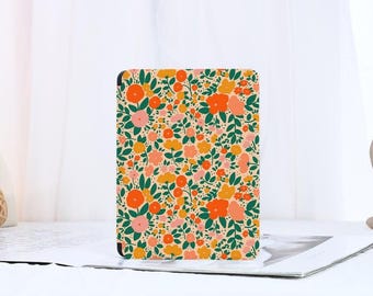 Funda Kindle Paperwhite 1/2/3/4/5 con diseño de flores de colores. Funda Kindle Paperwhite 12.º, 11.º y 10.º. Funda Kindle de 7 pulgadas. Colorsoft 2024. Funda Kindle 2019/2022.