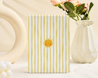 Yellow Stripe Sun Kindle Case Kindle Paperwhite Case Kindle 12th/10th/11th Case Paperwhite 1/2/3/4/5 Kindle Paperwhite Cover Kobo Clara Case