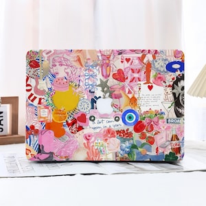 Vintage Collage MacBook Case Cover for Air 13/15 Case Pro 13/14/16 Case MacBook 16 15 14 13 11 Inch Laptop M1 2022 M2 M3 2024 M4 A3114 Cover