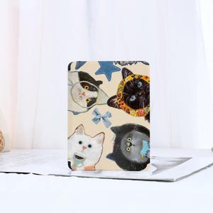 Cartoon kat Kindle-hoes Paperwhite 1/2/3/4/5 Kindle Paperwhite 12e/11e/10e-hoesje Kindle-hoesje 7" Colorsoft 2024-hoesje Kindle 2019/2022