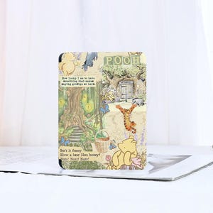May include: A Winnie the Pooh themed phone case featuring a collage of images including Pooh Bear, Tigger, Piglet, and Eeyore. The case includes a quote from Winnie the Pooh: "How lucky I am to have something that makes saying goodbye so hard." and "Isn't it funny How a bear likes honey? Buzz! Buzz! Buzz!"