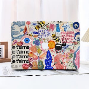 Abstract Art Collage MacBook Case Macbook Air Case Macbook Pro Case Macbook Air 15/13/11 Macbook Pro 13/14/15/16 2020-2024 Laptop Case