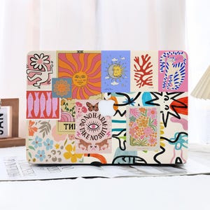 Kunst Abstrakte Collage MacBook Hülle Für neue MacBook Pro 13 14 15 16 M1 M2 M3 M4 Air 13 A2681 A2337 A2338 Laptop 2024 2022 2021 Fall