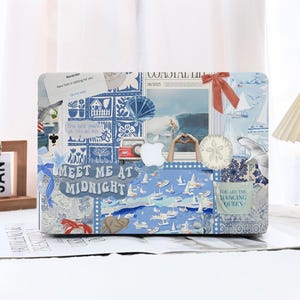 Blue Sea Ledger MacBook Case Macbook Air Case Macbook Pro Case Macbook Air 15/13/11 Macbook Pro 13/14/15/16 2020-2024 Laptop Case