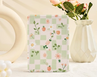 Capa para Kindle com estampa xadrez de flores Capa para Kindle Paperwhite Capa para Kindle 12/10/11 Capa para Kindle Paperwhite 1/2/3/4/5 Capa para Kindle Paperwhite Capa para Kobo Clara